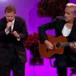 Fraser and Kae Tempest perform for audience