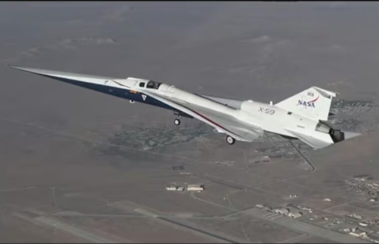 NASA's X-59 Completes Historic First Flight