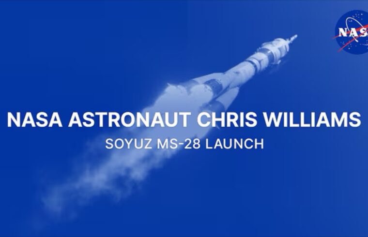 NASA Astronaut Chris Williams Soyuz MS-28 Launch