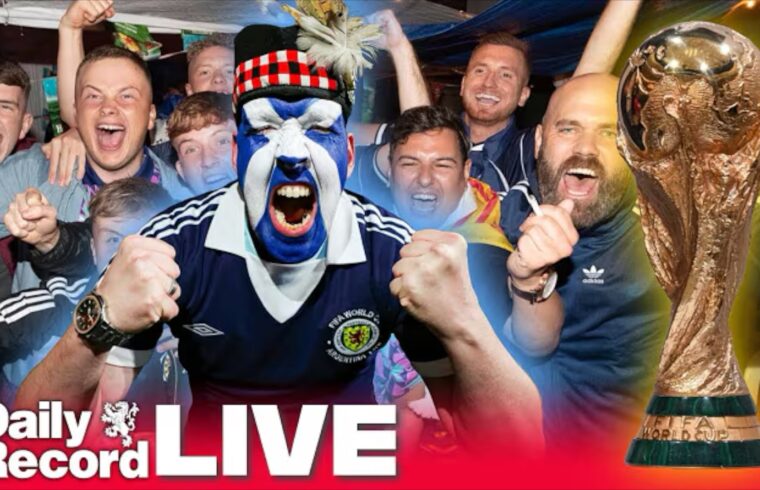 LIVE | Scotland v Denmark - fans watch World Cup qualifier