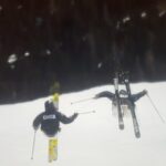 highly competitive skiing