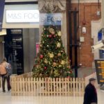 Victoria Station fenced in