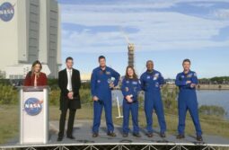 NASAs Artemis II Crew Rollout Media Event