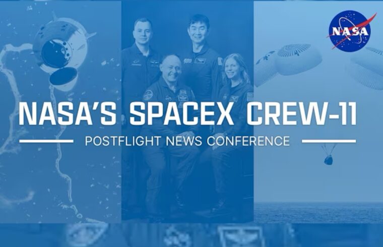 Nasa's SpaceX Crew-11 Post Flight News Conference