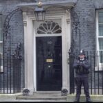 on guard at Downing Street
