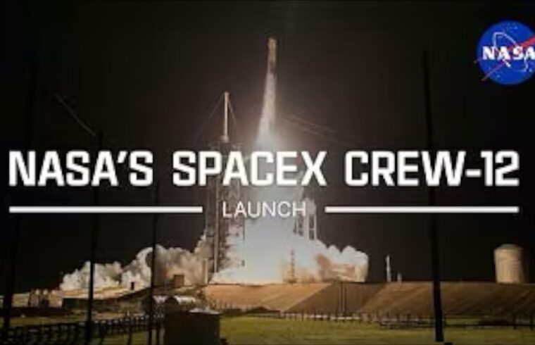 NASAs SpaceX Crew-12 Launch