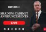Watch LIVE Nigel Farage announces first shadow cabinet