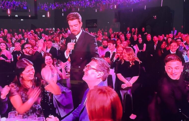 Brit Awards - Andy Burnham 'found a party'