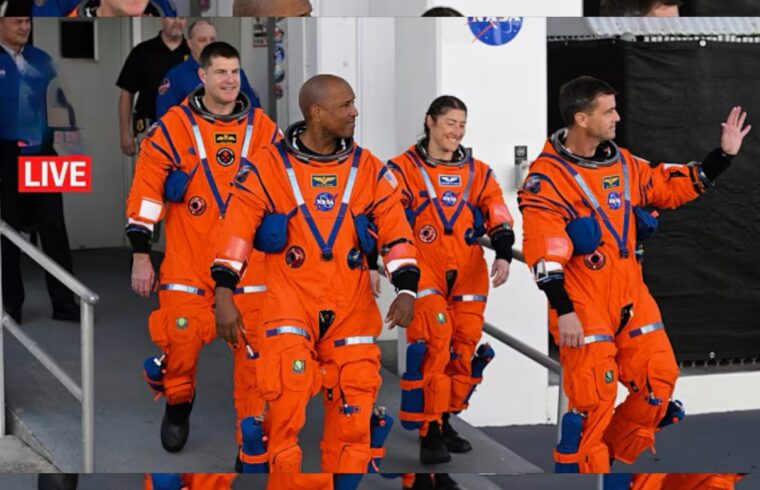 LIVE: Artemis II astronauts arrive at Kennedy Space Center