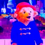 Paddington Bear entertains at BBC's 500 Words
