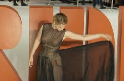 The Bride! walks down the r3ed carpet