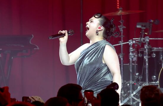 Lola Young helps raise funds for the Elton John Aids Foundation