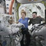 preparing for space walk