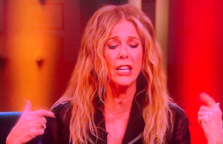 Rita Wilson raps on Claudia Winkleman show