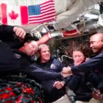 astronauts enjoying the journey