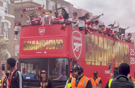 North London turns Red for Arsenal