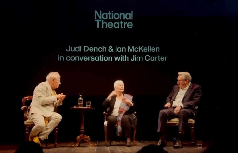 Judi Dench and Ian McKellen in conversation with Jim Carter