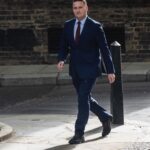 Wes Streeting in downing Street