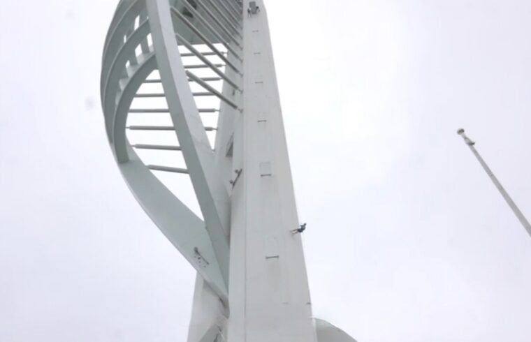 A Towering Descent for Father's Day