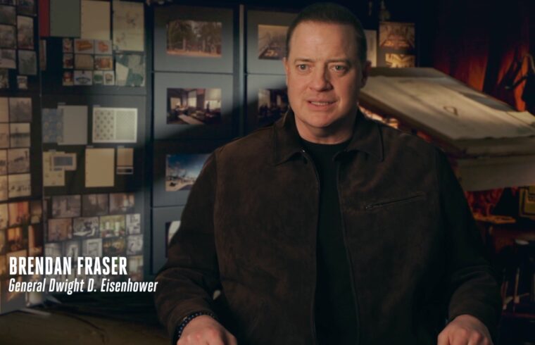 Pressure - featurette - Brendan Fraser as General Dwight D Eisenhower