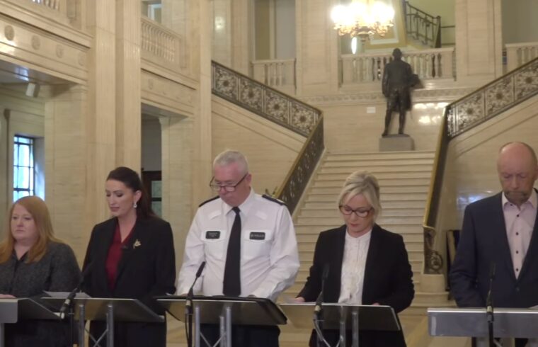 LIVE - Stormont leaders hold press conference
