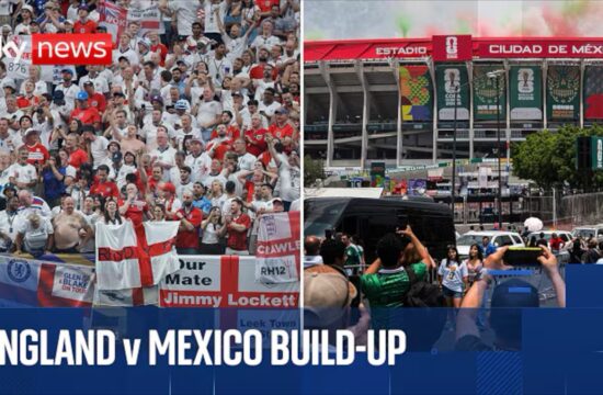 World Cup | Fans gather for England v Mexico