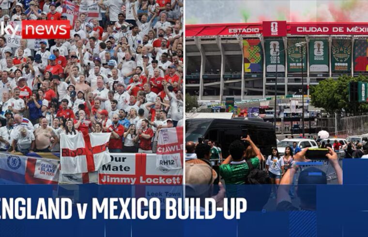 World Cup | Fans gather for England v Mexico