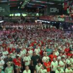 England fans in London watch a special viewing