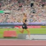 on the track at London Stadium