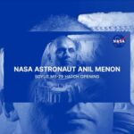 NASA Astronaut Anil Menon Soyuz MS-29 Hatch Opening