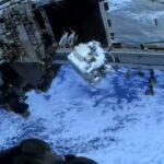 ESA astronaut Sophie returns inside