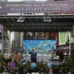 message of peace delivered in times Square