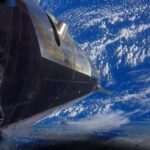 starship in orbit