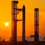 SpaceX's Starship rocket stands at Starbase's Pad 2 ahead of 14th test flight. (credit: SpaceX)
