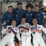 astronauts on board