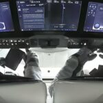 crew members preparing to return to earth